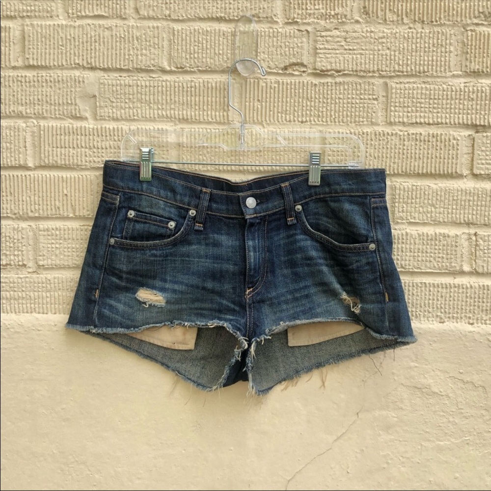 Rag and bone Mila distressed mini shorts Sheffield